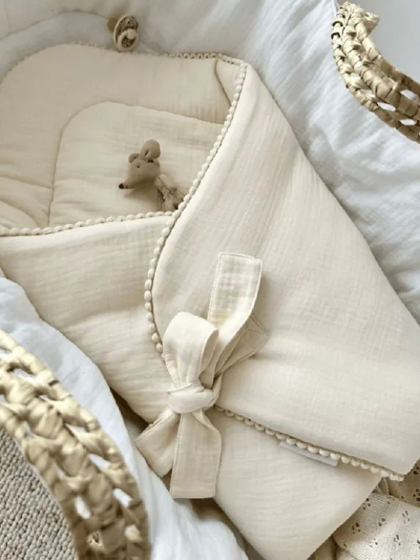 Cotton & Sweet - harso unipussi koristereunalla, vanilla