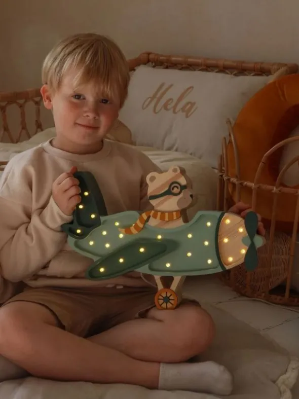 Little Lights Yövalo, Vintage Plane, 4 Eri väriä
