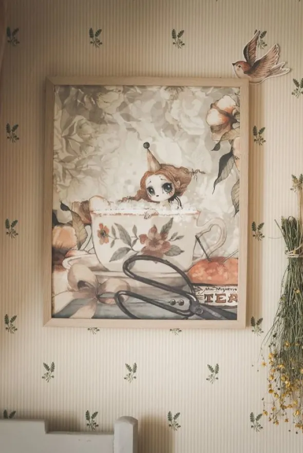 Mrs Mighetto - The Tea Bath juliste 40x50
